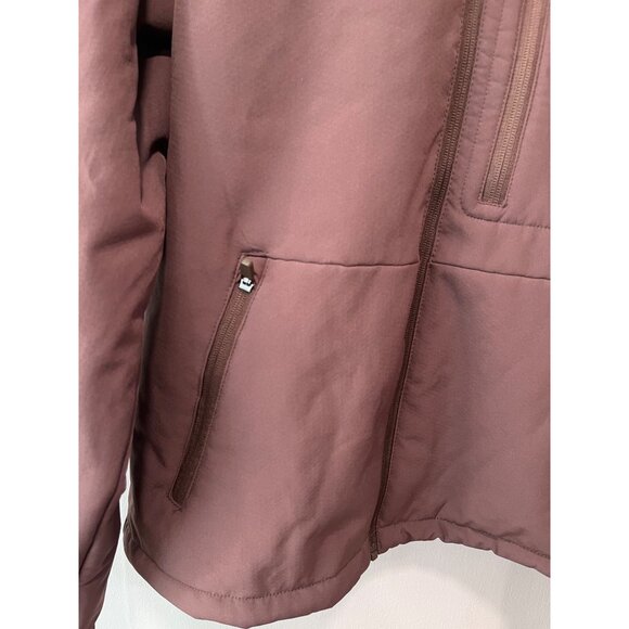 All In‎ Motion Womens Brown Plush Softshell Jacket With Hood M - Picture 8 of 14